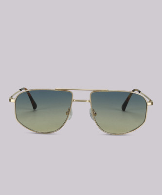 john jacobs Aviator Sunglasses(For Men & Women, Blue)