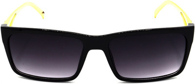 Redleaf Rectangular Sunglasses(For Men & Women, Grey)