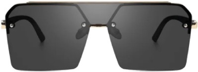 FILZAGLASSES Retro Square Sunglasses(For Boys & Girls, Black)