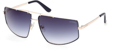 GUESS Rectangular Sunglasses(For Men & Women, Blue)