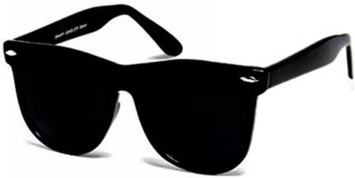 Fash Wayfarer Sunglasses(For Men & Women, Black)