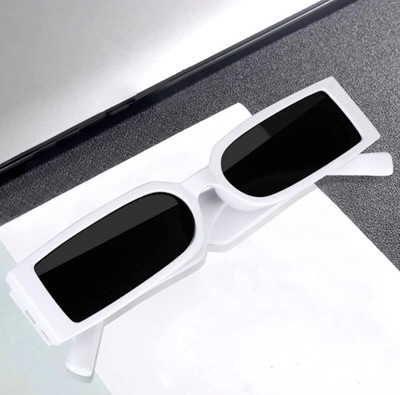 sefton Rectangular Sunglasses(For Men & Women, Black)