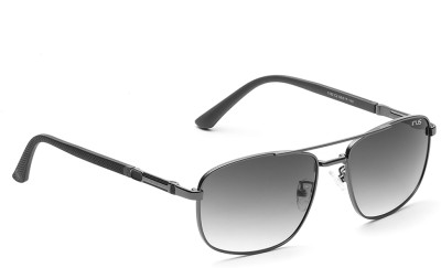 IRUS Retro Square Sunglasses(For Men, Grey)