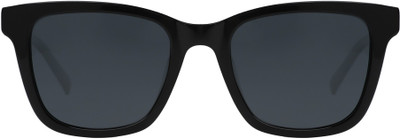 Chilli Beans Retro Square Sunglasses(For Men, Grey)