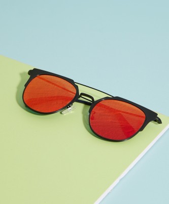 Haute Sauce Wayfarer Sunglasses(For Women, Orange)