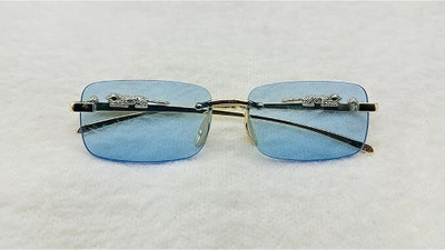VALWICK Rectangular Sunglasses(For Men, Blue)