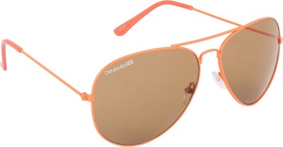 Arzonai Aviator Sunglasses(For Men & Women, Brown)