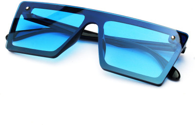 jiebo Rectangular Sunglasses(For Men, Blue)