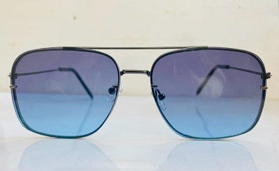 Specoo Rectangular Sunglasses(For Men & Women, Blue)