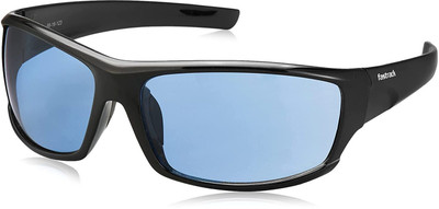 Fastrack Wrap-around Sunglasses(For Men, Blue)