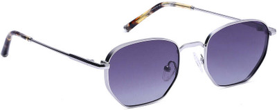 specsmakers Butterfly Sunglasses(For Men & Women, Grey)