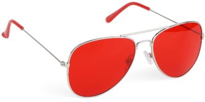 Rich Club Aviator Sunglasses(For Men, Red)