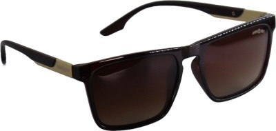 Pushpa Traders Wayfarer Sunglasses(For Men & Women, Brown)