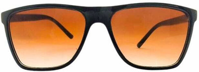 iplayer Rectangular Sunglasses(For Men & Women, Brown)