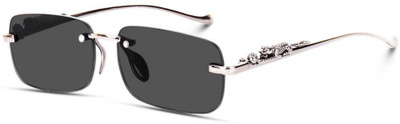 Rozti Rectangular Sunglasses(For Boys & Girls, Grey)