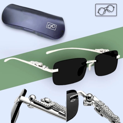 Sunglance Rectangular Sunglasses(For Men & Women, Black)