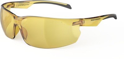 KRISSDIL ROCKRIDER Wrap-around, Sports Sunglasses(For Boys & Girls, Yellow)