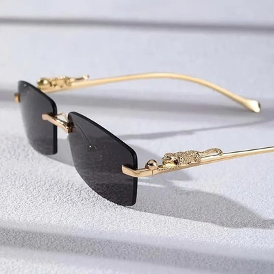 FZ CRAFT Rectangular Sunglasses(For Men & Women, Black)