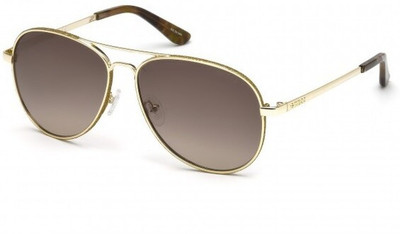 GUESS Retro Square Sunglasses(For Women, Blue)