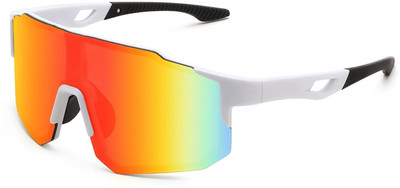 HUVORA Shield, Sports Sunglasses(For Men & Women, Multicolor)