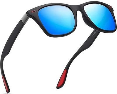 Supreno Wayfarer Sunglasses(For Men, Blue)