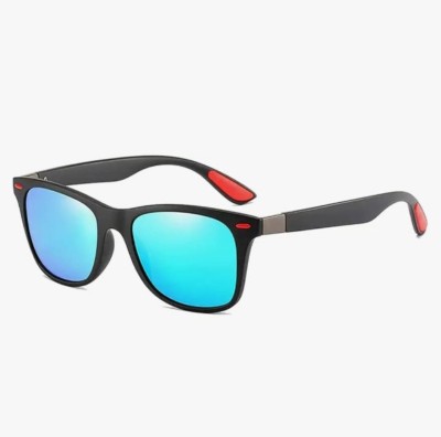 V ROCK Wayfarer Sunglasses(For Men & Women, Blue)