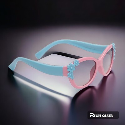 Rich Club Cat-eye Sunglasses(For Girls, Grey)