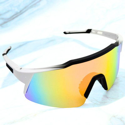 Matteo Bianchi Wrap-around Sunglasses(For Men & Women, Orange)