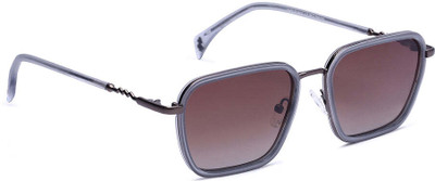 specsmakers Retro Square Sunglasses(For Men & Women, Brown)