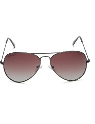 SunVoir Aviator Sunglasses(For Men & Women, Brown, Grey)