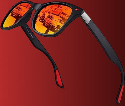 indob Wayfarer Sunglasses(For Boys & Girls, Yellow)
