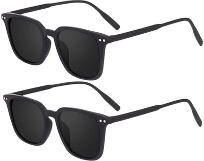 SpadeAces Wayfarer Sunglasses(For Men & Women, Black)