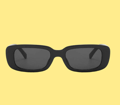 Shade House Rectangular Sunglasses(For Men, Grey)