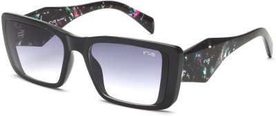 IRUS Retro Square Sunglasses(For Women, Grey)