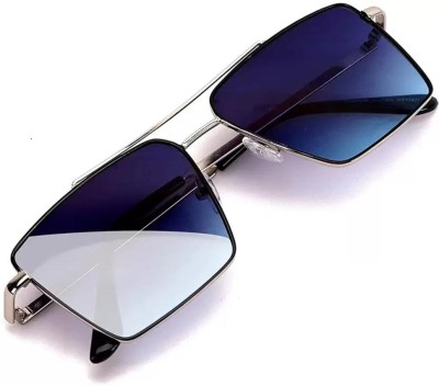 RED MONK Rectangular Sunglasses(For Boys & Girls, Blue)