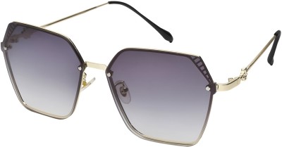 Yourspex Over-sized Sunglasses(For Women, Blue)