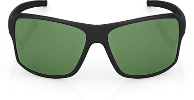Fastrack Wrap-around Sunglasses(For Men, Green)