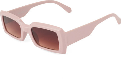 Bayberry Rectangular Sunglasses(For Men & Women, Brown)