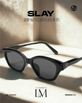 LM Eyewear Cat-eye Sunglasses(For Women, Brown)