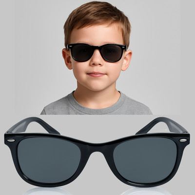 ROADWAY Wayfarer Sunglasses(For Boys & Girls, Black)