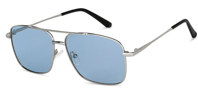 VINCENT CHASE by Lenskart Rectangular Sunglasses(For Men & Women, Blue)
