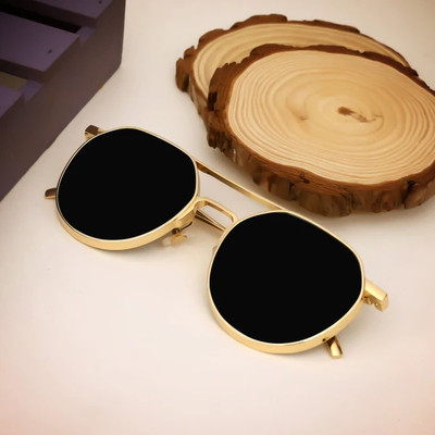VALWICK Over-sized Sunglasses(For Men & Women, Black)