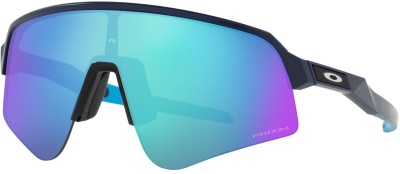 OAKLEY Rectangular Sunglass(For Men, Blue)