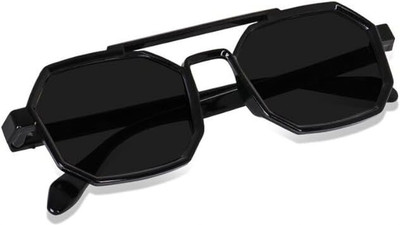 HAIRUM Rectangular Sunglasses(For Men & Women, Multicolor)