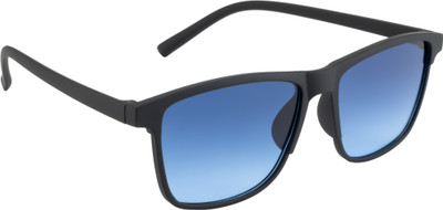 Fair-x Rectangular Sunglasses(For Men & Women, Blue)