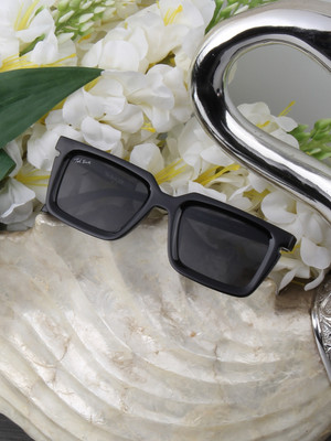 Ted Smith Aviator Sunglasses(For Men & Women, Black)