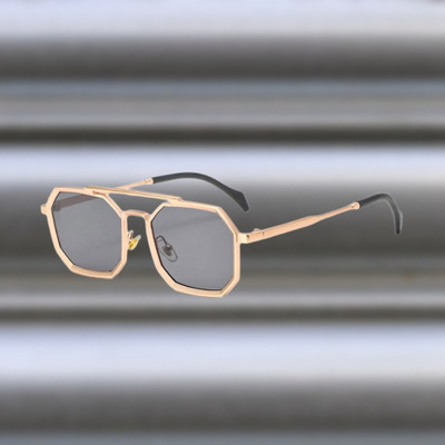 indob Retro Square Sunglasses(For Men & Women, Black)