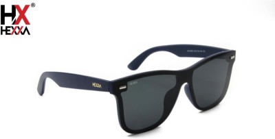 HEXXA Clubmaster Sunglasses(For Men, Blue)