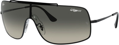 Ray-Ban Retro Square Sunglasses(For Men & Women, Grey)