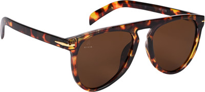 AISLIN Aviator Sunglasses(For Men & Women, Brown)